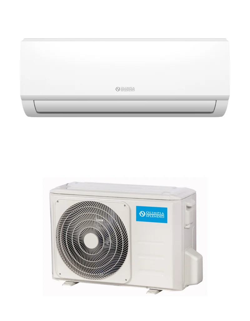 Olimpia Splendid Phenix E Unità Interna e Esterna Condizionatore Fisso 9000 Btu/h Inverter Monosplit con Pompa di Calore A+++/A++ Gas R32