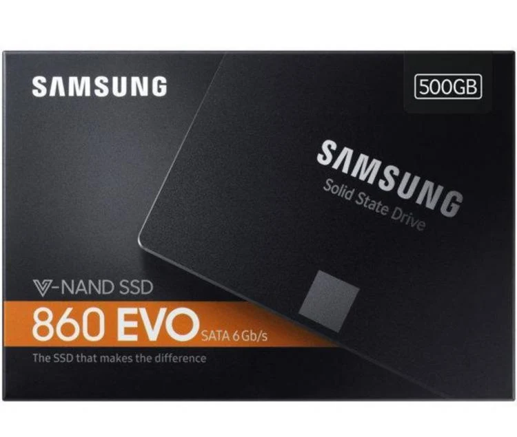 Samsung Hdd Ssd Evo 860 500Gb Mz-76E500B/Eu Disco Rigido 2,5 Pollici Sata Iii