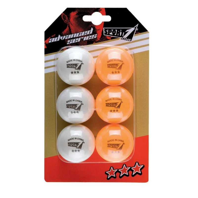 Palline Ping Pong 3 Stelle 2 Colori