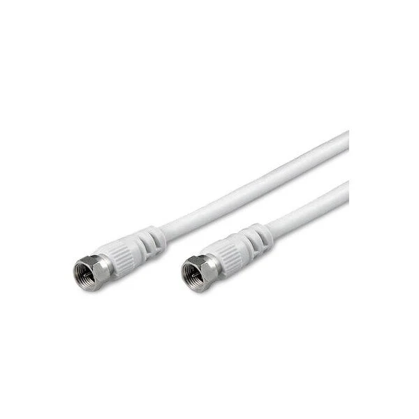 nuovaVideosuono 19/01 cavo coassiale 5 m Tipo F Bianco