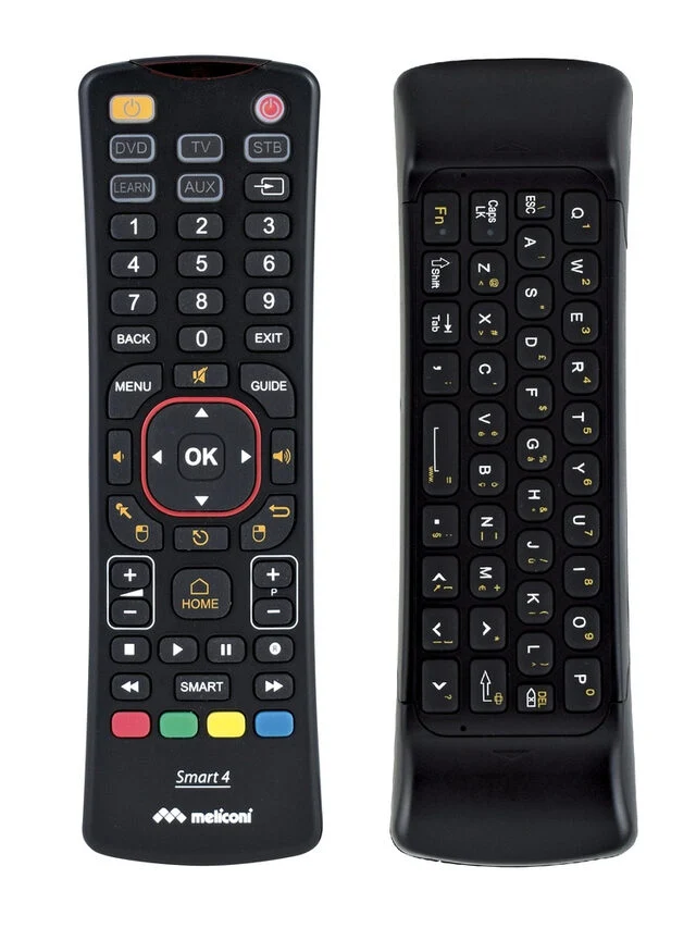 Meliconi Smart 4 telecomando RF Wireless TV, Sintonizzatore TV Pulsanti