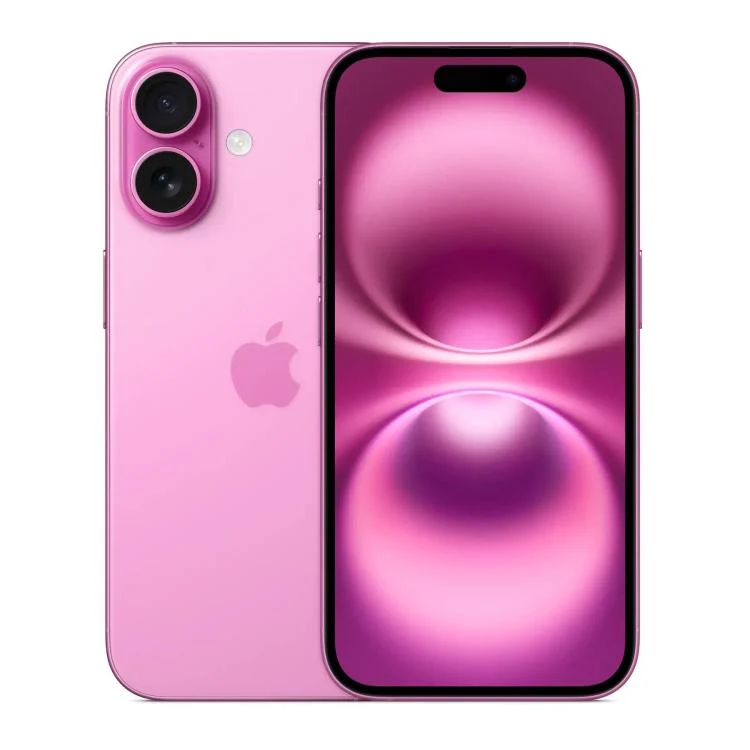 APPLE IPHONE 16 128GB OLED 6.1" PINK ROSA EU MYEA3SX/A - 12MP DUAL ESIM 5G