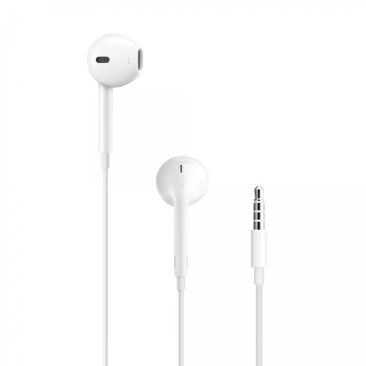 APPLE AURICOLARI EARPODS CONNETTORE JACK 3.5MM IN-EAR WIRED CUFFIE IPHONE BIANCO