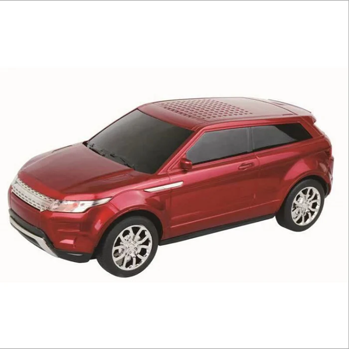 AKAI RANGE ROVER EVOQUE SPEAKER BLUETOOTH AUX USB CASSA STOP LED PORTATILE ROSSO
