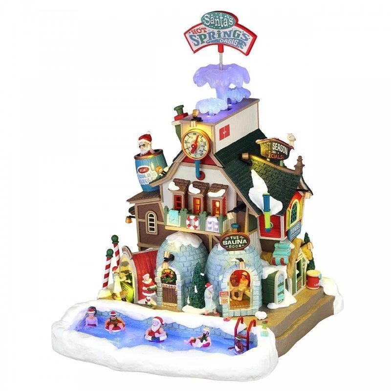Paesaggio Oasi di Babbo Natale con luci | Lemax