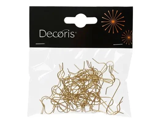 Gancetti Oro per Decorazioni Natalizie 0,05 x 1 x H 3,5 cm | Kaemingk