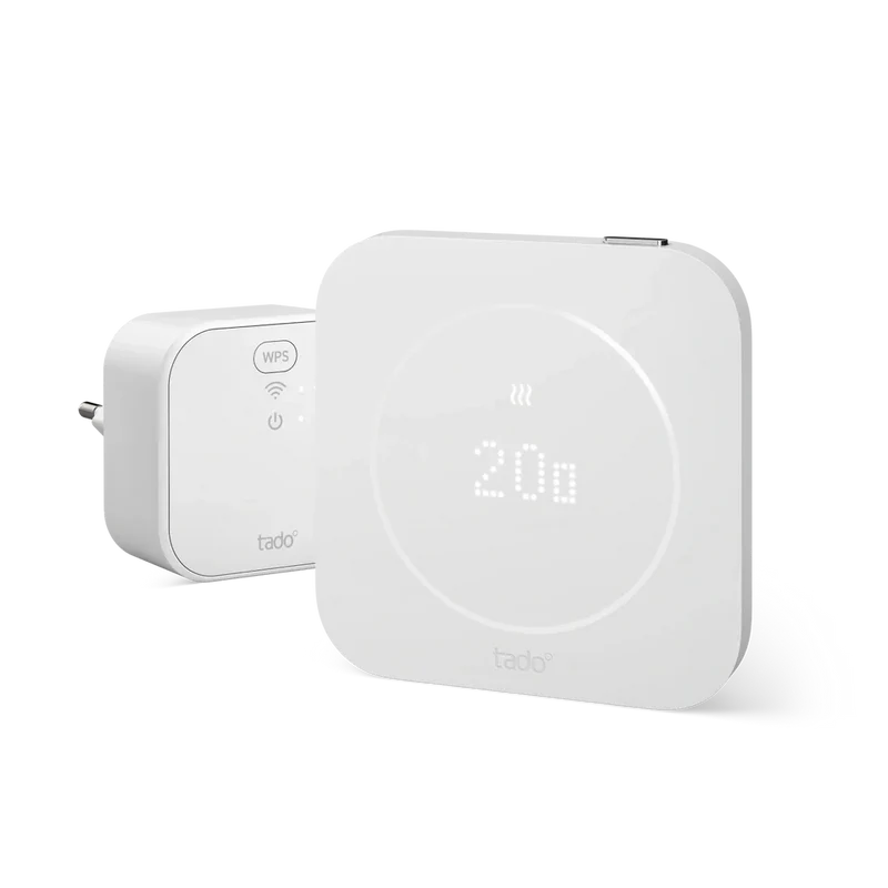 Tado termostato intelligente cablato X starter kit con bridge bianco