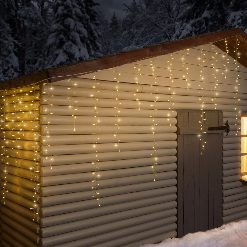 Tenda Luminosa 384 LED FlashLED 3,4 × 0,8 m IP44 – Lotti