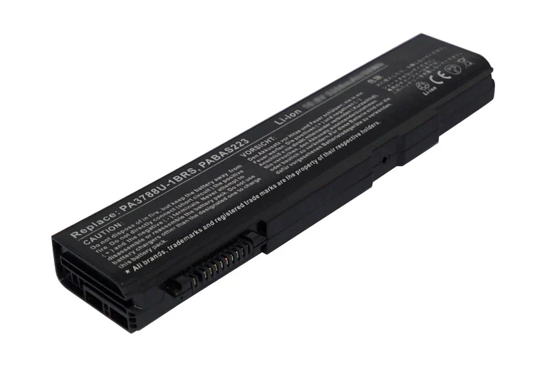 10,8V 5200mAh PA3788U-1BRS Ersatz-Laptop-Akku für Toshiba Tecra A11, M11, S11, Dynabook Satellite B450, B550, K40, L40 Serie (Samsung Zellen)