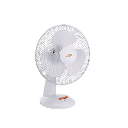 Vinco ventilatore da tavolo oscillante 30cm bianco azzurro 70601