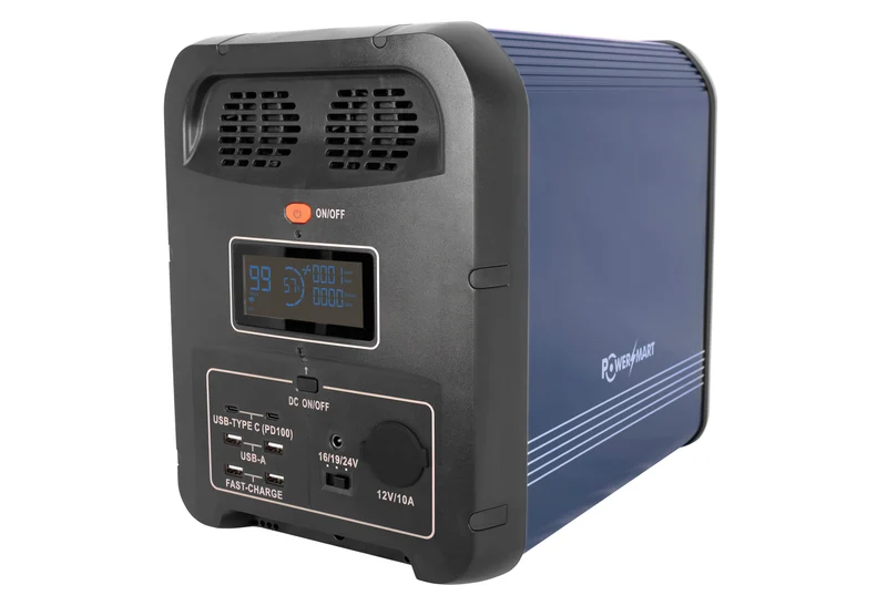 Tragbare 1200-W-Powerstation mit 1152-Wh-LiFePO4-Akku für Camping und Outdoor-Aktivitäten, mit USV-Funktion, Solargenerator für Notstromversorgung