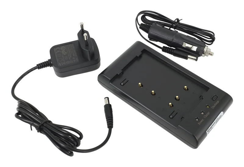 230V Eingang 12V Ausgang Multifit-Camcorder-Akkuladegerät für Panasonic, Samsung, Sharp