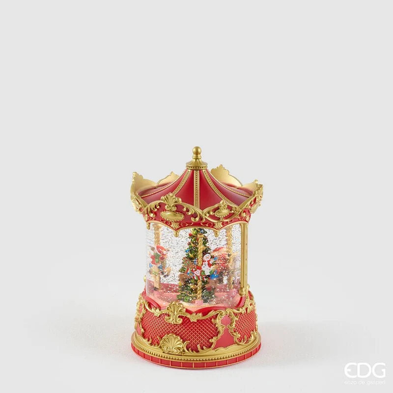 Carillon Carosello Natalizio con LED H22cm | EDG