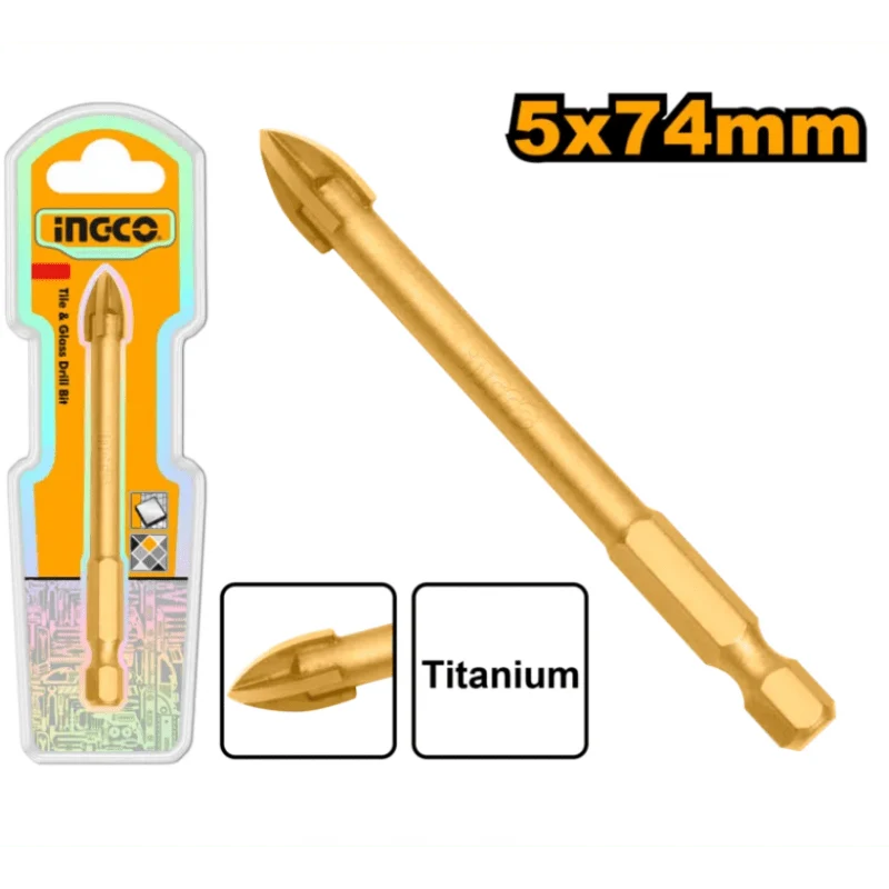Punta da Trapano per Piastrelle e Vetro 5X74mm