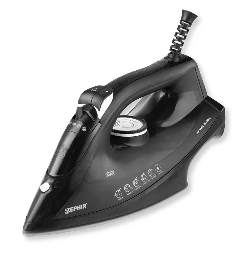 Ferro da stiro Zephir 2610W piastra ceramica vapore verticale