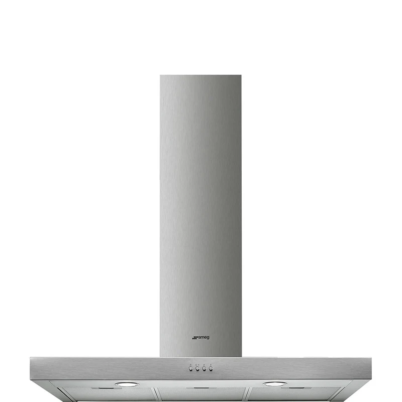 Cappa Aspirante a Muro 90cm 175W Inox con Luce LED