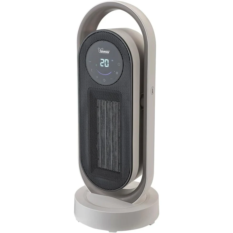 Termoventilatore PTC a Colonna 3D HP132 Elettronico 2000W con Telecomando e Timer 24h