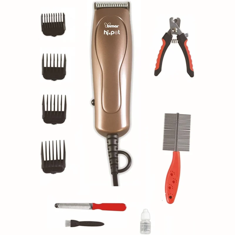 Tosatrice per cani con Cavo Elettrico e Accessori HI.PET PTE1