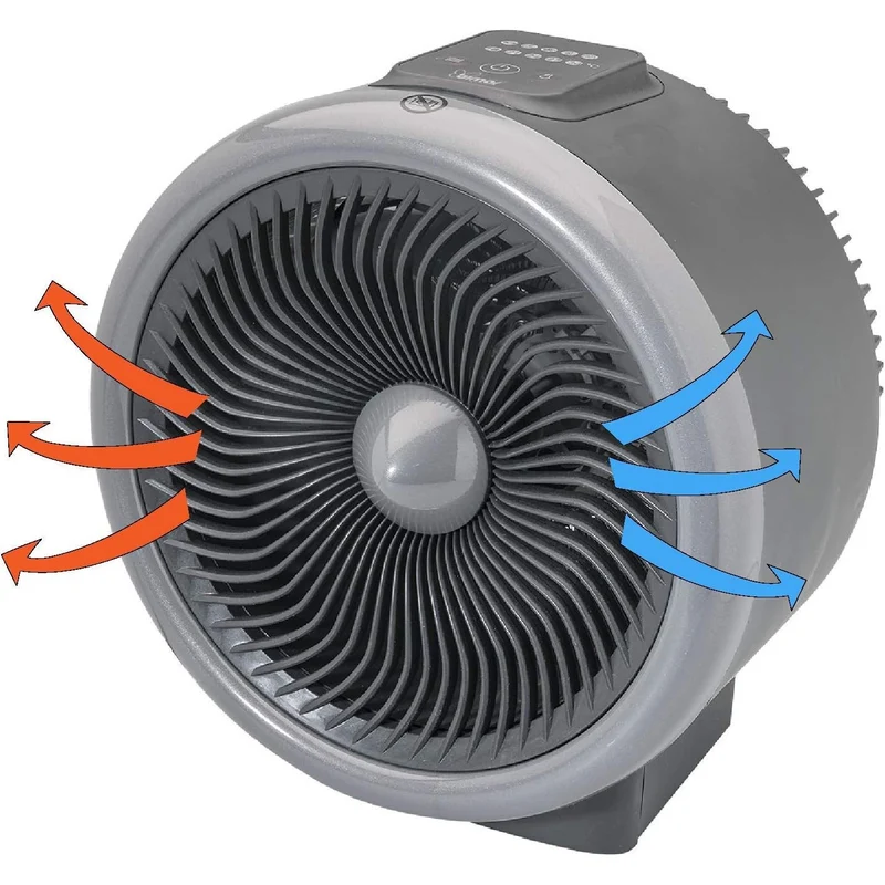 Termoventilatore da Bagno e Ventilatore Ciclonico Elettrico HF205