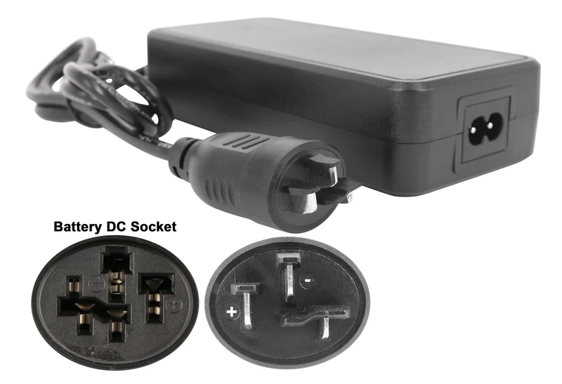 42V 2A Ladegerät für Bosch Active & Performance Line | Passend für 36V Batterien (ovaler Stecker)