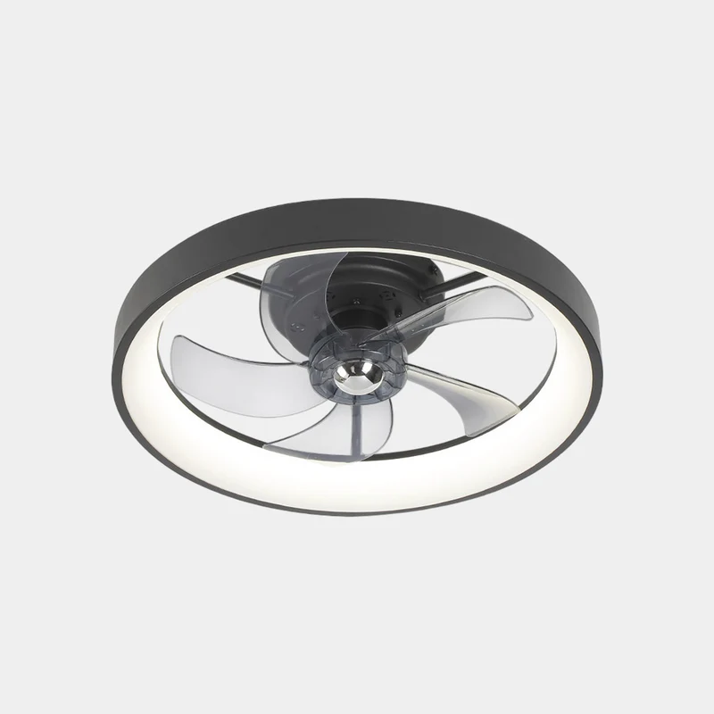 Circular Ceiling Fan Light LED Flush Mount, 3 Colors