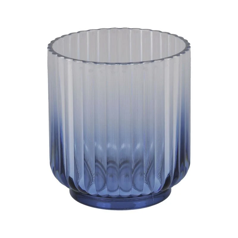 Vasetto trasprente in plastica