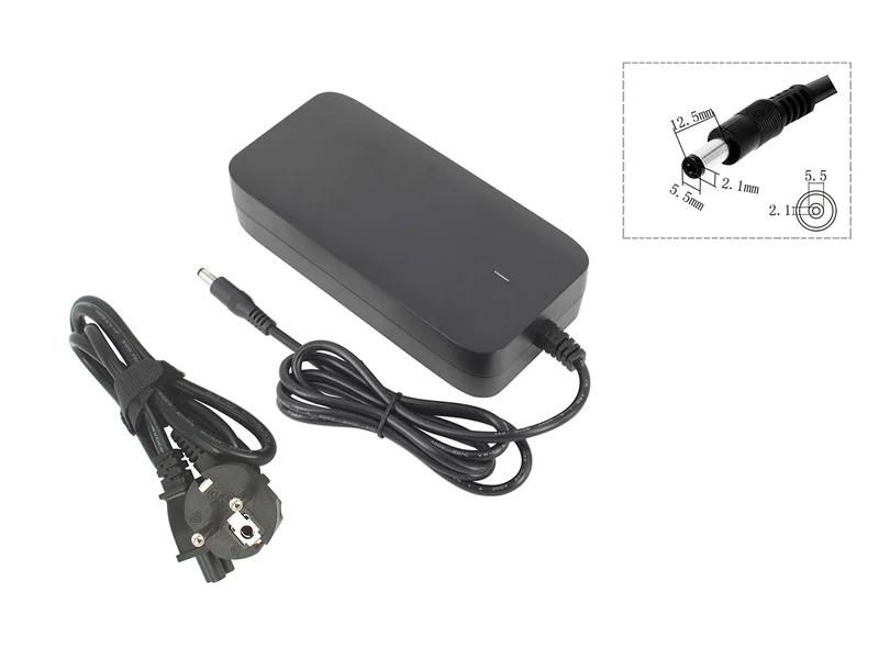 Hochwertiges E-Bike Ladegerät 36V 3A für Akkus von Telefunken, Phylion, Trio, TNLi uvm. (DC 5,5x2,1mm)