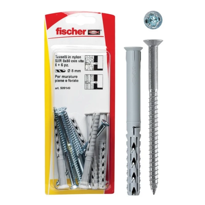 Tasselli Nylon Sxr 8X100 Z K - Fischer