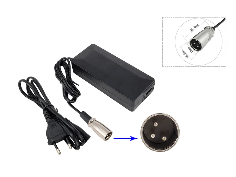 Ladegerät für Prophete SideClick Akkus 36V/2A (XLR 3-polig)