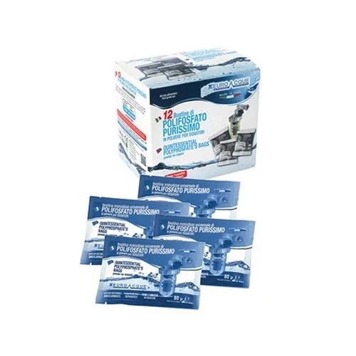 12 Pezzi Bustine Monodose di Polifosfato 80 Gr X12 Ea