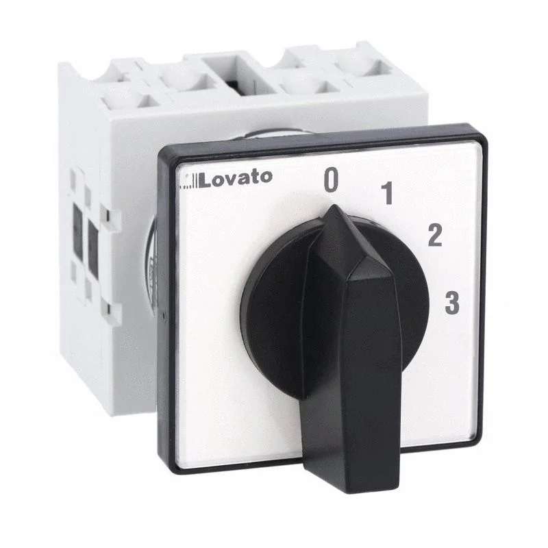 Commutatore Lovato GX 1P 4 Posizioni Montaggio Frontale 48x48 – GX16254U