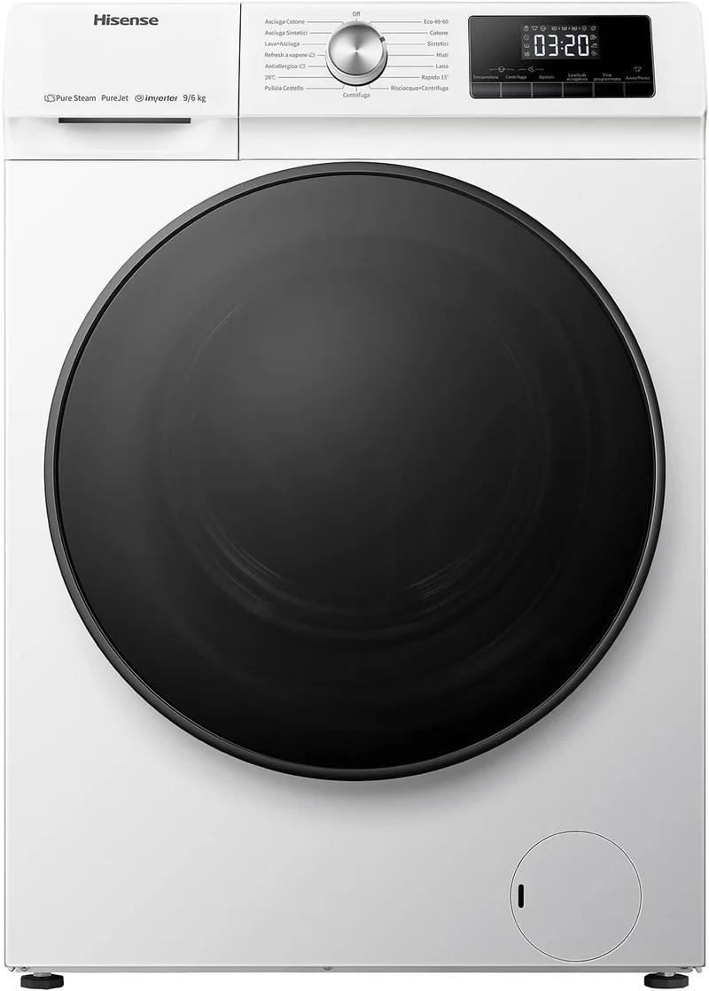 Lavasciuga Libera Installazione Caricamento Frontale Hisense WDQA9014EVJM Bianco Classe D