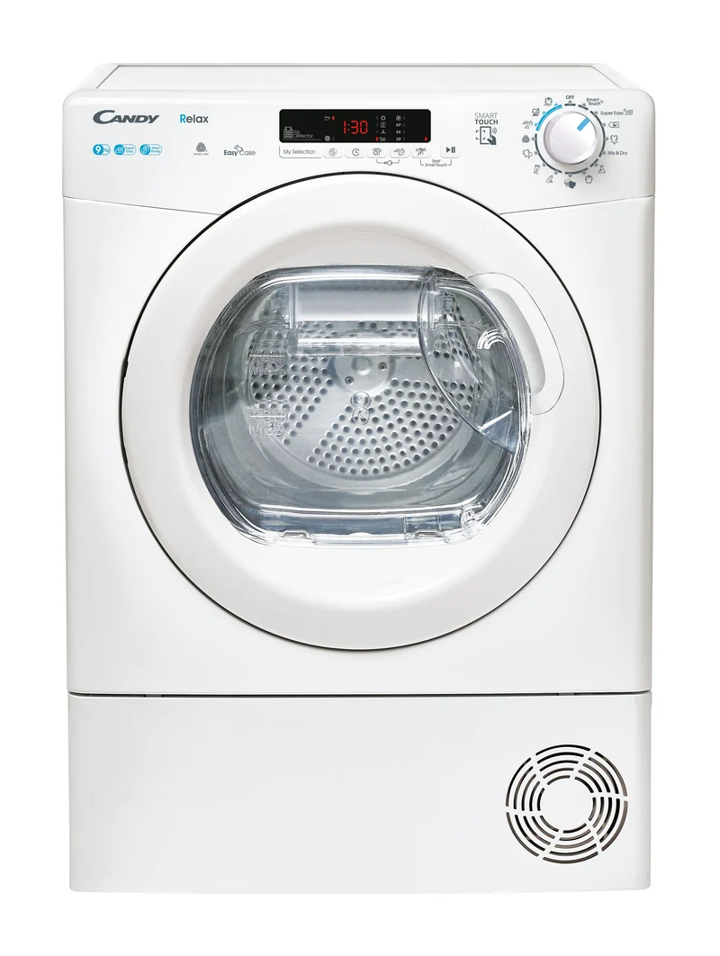 Asciugatrice Libera Installazione Caricamento Frontale Candy Smart CRE H9A2DE-S 9 kg Classe A++ Bianco