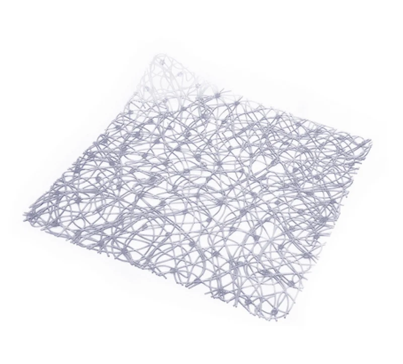 Tappeto Antiscivolo per Doccia Mod Lux 52 cm x 52 Dh Cristallo