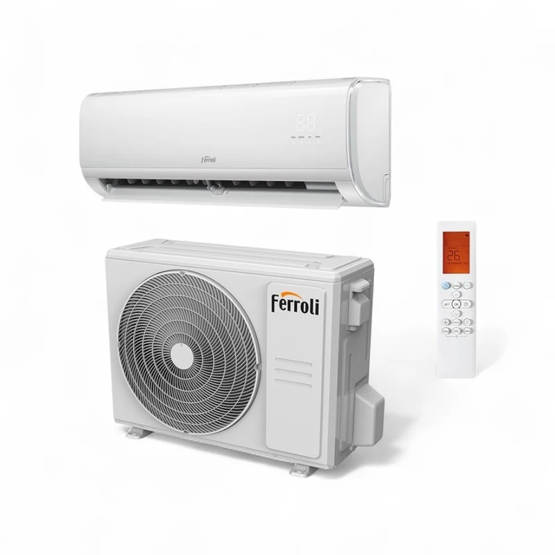 Condizionatore climatizzatore split + motore 24.000 BTU A++ R32 controllo da remoto con Wi-Fi Giada