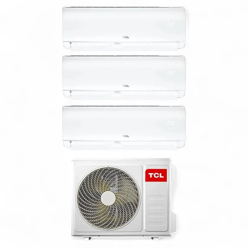 Condizionatore climatizzatore 3 split + motore 27.000 BTU A++ con controllo IoT WiFi XA41
