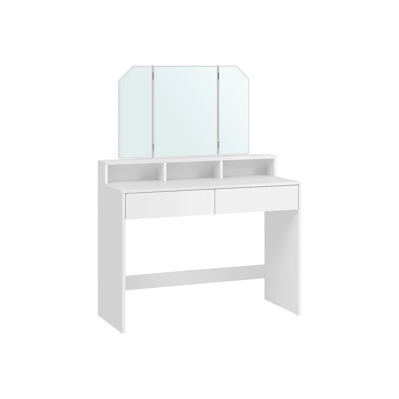 Stile Moderno Toeletta con Specchio Pieghevole