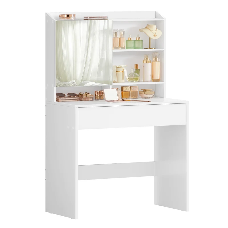 Stile Moderno Tavolo da Trucco con Armadietto Specchio
