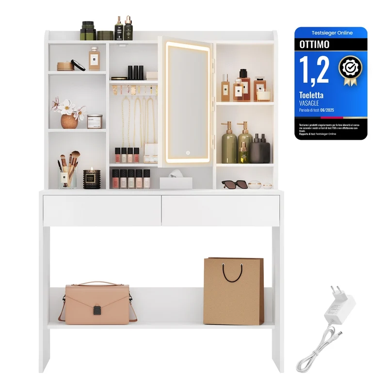 Tavolo da Toeletta con Luci LED