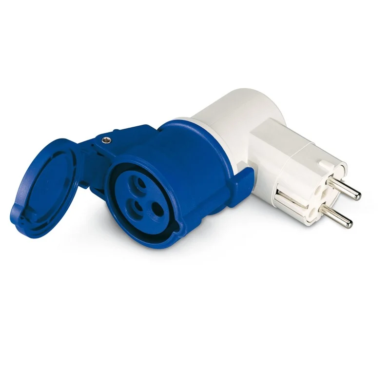 Adattatore Semplice Scame IP20 16A 2P+T 250V 6h FR/DE – 610.379