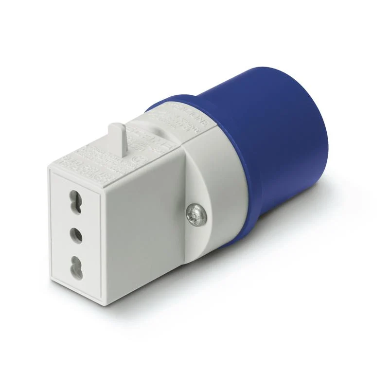 Adattatore Semplice Scame IP20 16A 2P+T 250V 6h 1 Bivalente – 610.380