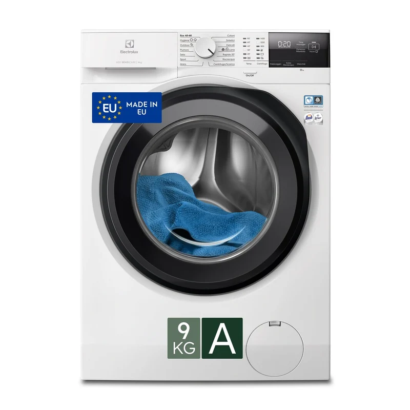 Lavatrice Libera Installazione Caricamento Frontale Electrolux SensiCare 600 EW6F29G 9 kg 1400 Giri/min Bianco