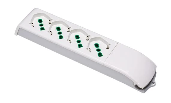 Multipresa Fanton Fido senza Cavo 4 Prese Bipasso 2P+T 16A Bianca – 410130