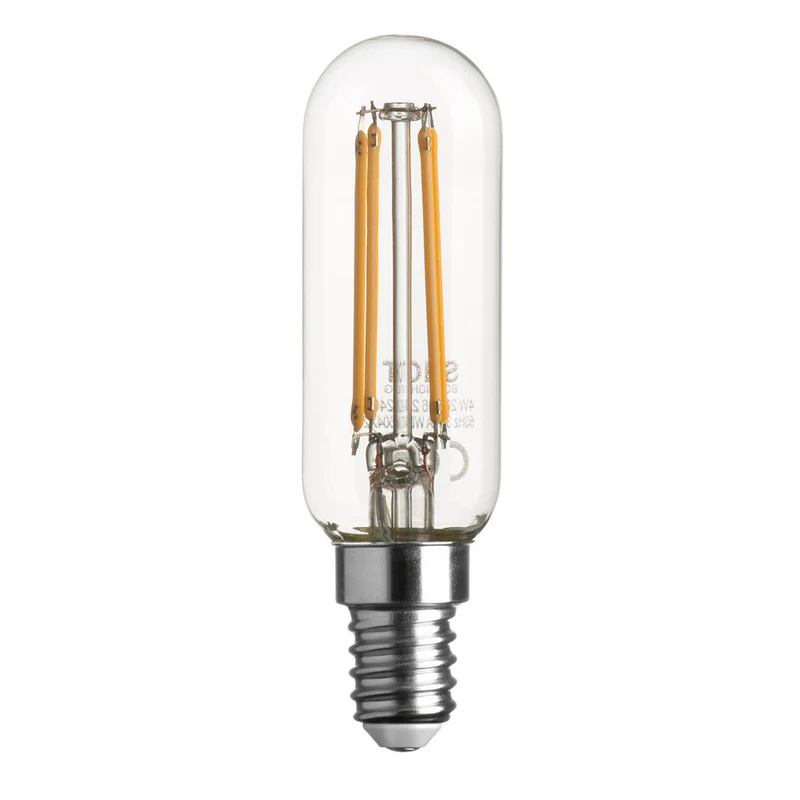 Lampadina Filamento LED E14 TUBOLARE T25 Filamento 3000K 4,5W 470 lm
