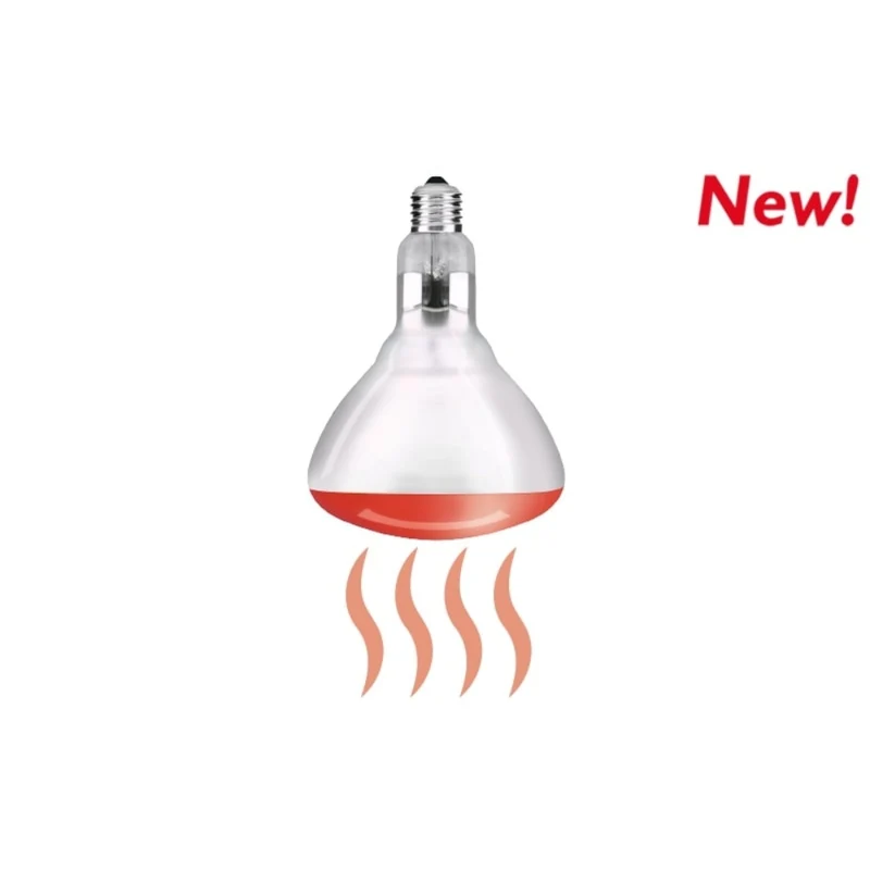 LAMPADA A RAGGI INFRAROSSI RISCALDANTE 2000K E27 R150