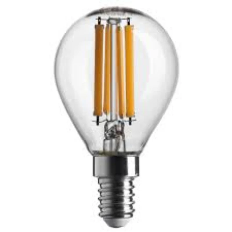 FIL.6W E14 3000K G45 806LM TRASPARENTE
