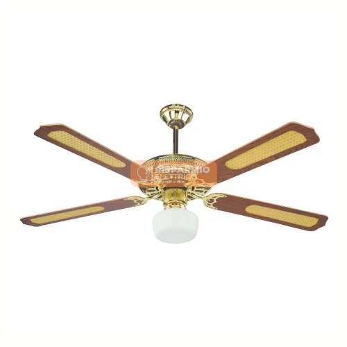 Ventilatore da Soffitto DCG 4 Pale Ø125cm con Luce e Telecomando – VECRD43TL