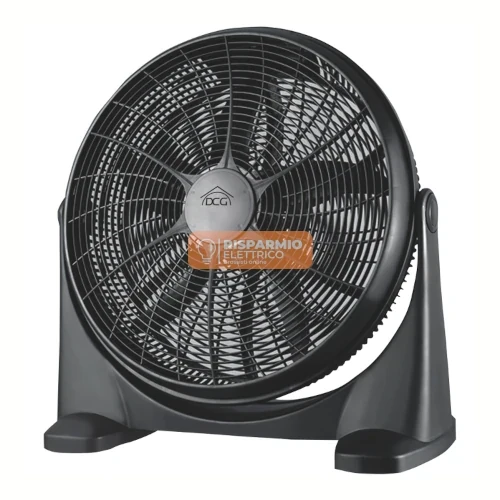 Ventilatore Verticale da Terra DCG CRB1240 Ø50cm 5 Pale 80W