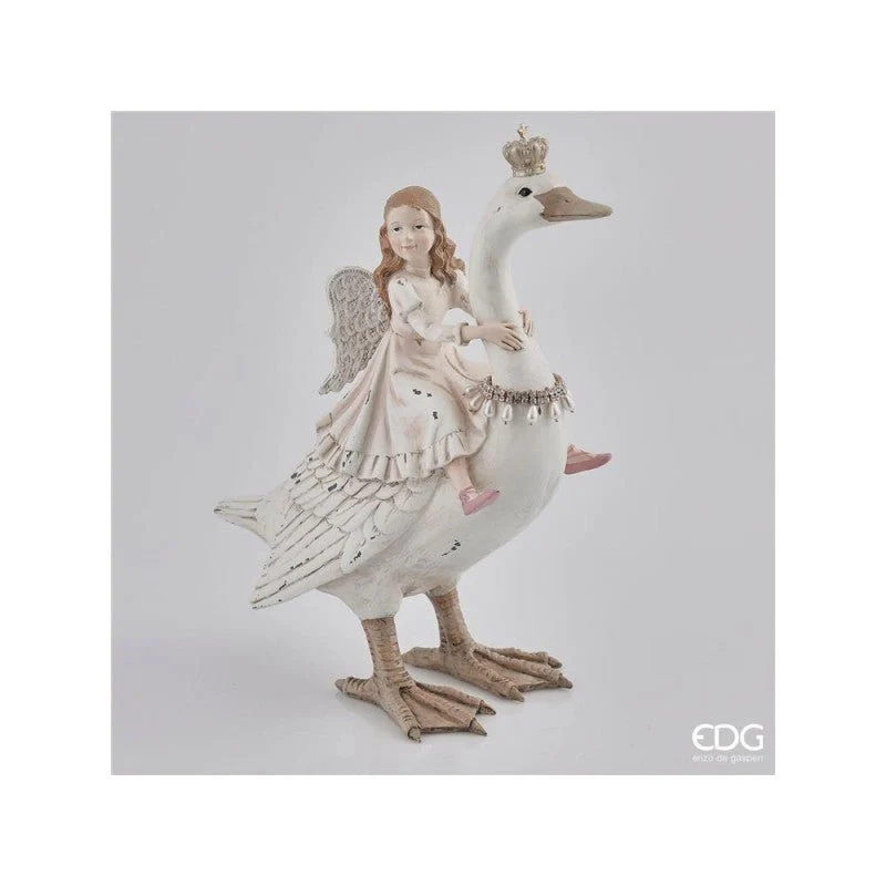 Angelo poly con cigno h30