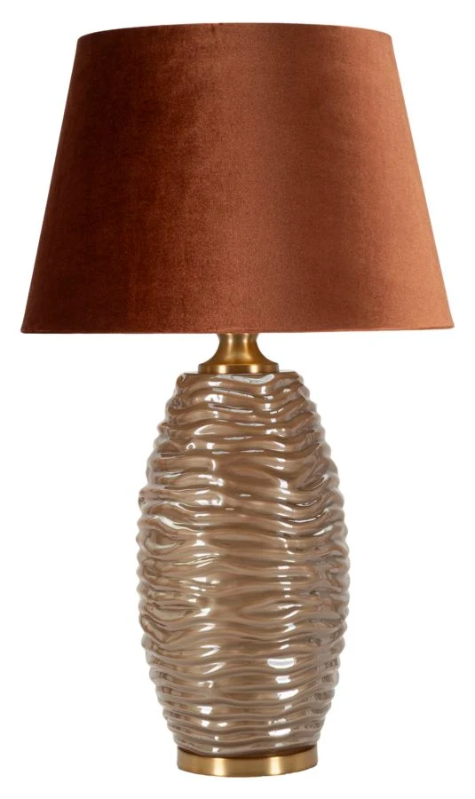 Lampada Da Tavolo Praga -B- Cm Ø 45,5X79 Elegante Design